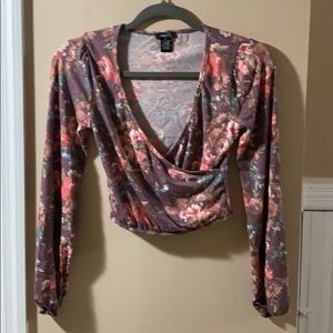Floral crop top